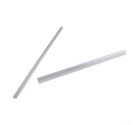 Clear Shower Glass Seal Strip 2 Pieces 50cm Long Waterproof Barrier for 6 to 15mm Cubicles - Soft Rubber Lip(10MM)