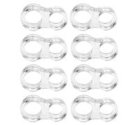 Clear Silicone Door Stoppers Wall Guards Noise Canceling & Shock Absorb Door Knobs Wall Protectors for Homes & Office Soft Silicone Stoppers