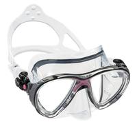 (Clear Silicone/Frame Pink) Cressi Big Eyes Evolution Mask
