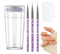 Clear Silicone Jelly Stamper with Scraper Transparent Nail Stamper Double Sided Nail Art Stamper for French Tip Nails Design Tools Manicure Tools