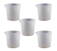Clear Silicone Measuring Cup 50ml Gypsum Capacity Measure Tool Non-Stick Mixing Cups Silicone Measuring Household Tool