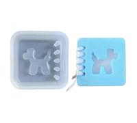 Clear Silicone Molds Resin Casting Shaker Mold Epoxy Mold for Pendant Keychain Jewelry Making Halloween/Christmas Coffin Silicone Keychain