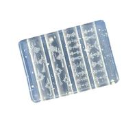 Clear Silicone Nails Stamp Mold Intricate Oriental Chain Carving Silicone Texture for Manicure Phone Case Decorations