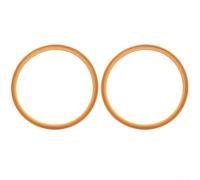Clear Silicone Seal Ring for Aluminum Alloy Pressure Cooker Replacement Model 18 20 22 24 26 28 30 32cm Gasket 2 5 Pieces Set (B 32CM)