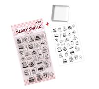 Clear Silicone Stamper with Ergonomic, Sweetness Among the, B