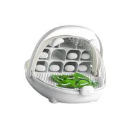 Clear Silkworm Observation Box With Removable Compartment And Airflows Vents For Health Silkworm Development And Growth