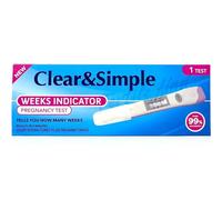 CLEAR & SIMPLE WKS Indicator PREG KIT, 1 Test (Pack of 1)