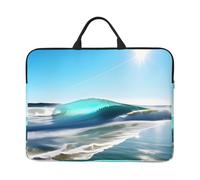 Clear Sky Wave Beach 14 Inches Laptop Sleeve Compatible Protective Case With Zipper Classic Portable Handle