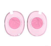 Clear Soft Case for Sony WH-1000XM6 Headphones Dustproof(Transparent Pink)