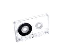 Clear Sound Cassette, 45 Min/60 Min/90 Min Option, Visual Monitoring, Sound Captured Plastic Texture for Music Studio Cassette Tape