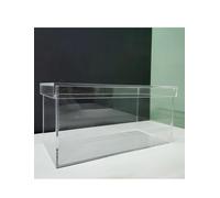 Clear Square Acrylic Boxes with Lid, Plastic Storage Boxes for Candy, Cookies, Coins, Tea, Jewelry and Trinkets, Acrylic Cube Containers(40x18x20cm)