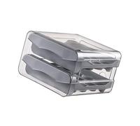Clear Stackable Kitchen Drawer Oocyte Container 32 Openings Strong Substance Easy Cleansing Plan Kitchen Drawer Structure