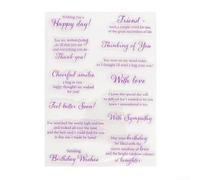 Clear Stamps for Card Making 14.5x21cm Silicone DIY | Precise detailed impressions, transparent design, fits acrylic blocks, card making essential, TPR material