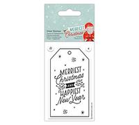 Clear Stamps - Merriest Christmas - Gift Tag