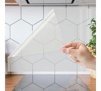 Clear Sticky Back Plastic Roll 44.5 x 300cm, Shackcom Multi-Purpose Self Adhesive Wallpaper, Ideal for Book Covering, Back-splash, Window Film, Countertop, Shelf & Drawer Liner, Wall Protector (Matte)