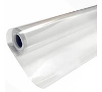 Clear Sticky Back Plastic Roll Wall Protector Self Adhesive Sheets 30x400cm Clear Vinyl Wrap Book Covering Film for Kitchen Bathroom Wall