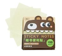 Clear Sticky Notes 100 Sheets Translucent Pull Out Aesthetic