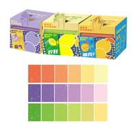 Clear Sticky Notes 105 Sheets 3 Set Glitter Animal Fruit Pull Out Transluce