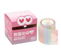 Clear Sticky Notes 105 Sheets Adhesive Stationery Journaling Pads