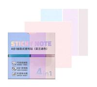 Clear Sticky Notes 4 Sizes 240 Sheets Glitter Pull Out Self-Adhesive
