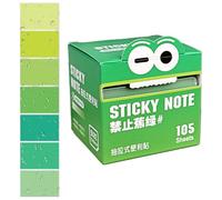 Clear Sticky Notes - Adhesive Note Pads - Pull Out Memo Colorful 105 Sheets/Roll Pads for Notebook Home Workplace Highlights School Reminder Students