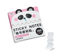Clear Sticky Notes Aesthetic Translucent Pull-Out Pads Memo