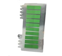Clear Sticky Notes, Self-Adhesive Colorful Memo Pads for Office & School(Green)