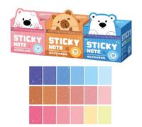 Clear Sticky Notes - Transparent Memo Pads, Pull-Out Note Taking Design