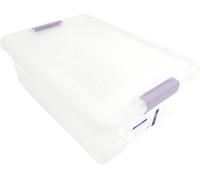 Clear Storage Box 30 Litre (Two Pack) Libbi Lou Clear One Size