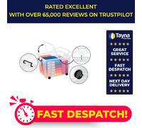 Strata Smart Storemaster Plastic Storage Box in Clear, Size 75 Litre | Charlies