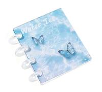 Clear Storage Folder, Photo Sticker Book, Multi-page with Transparent Pockets, Sturdy Leaf Album for Small Accessories, Project Planner with Compact Layout for Professionals