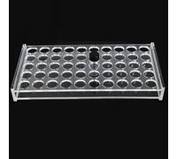 Clear Storage Plate for Laboratory Glass Vials - 30/50 Hole Holder for 1.8/2/3/5/10/20/30/40/60ml Sample Bottles(10ml 30Hole 3x10)