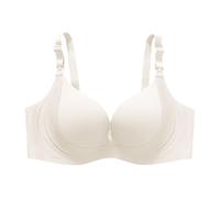Clear Strap Bras For Women-Bralettes For Women Women Lactation Bra Thin Cavity Cup Breathable Maternity Bra Push Up Sag Bra (White, 40)