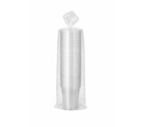 Clear Strong Half Pint Cups 50 Pack (8oz / 250ml) (10oz / 300ml) Disposable Plastic 1/2 Beer Pints Cup Recycle Hard for Party Event and Takeaway Beer Reusable (10oz (300ml), 50 Pack)