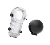 Clear Subaquatic Housing for Action Camera Highlighting 60m Submersion Depth Fast Release Mechanism and Protective Protect Invisible Design Underwater Photography Case