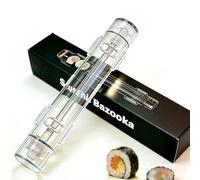 Clear Sushi Bazooka - Easy Sushi Making Kit for Beginners & Professionals | DIY Sushi Maker Tool for Perfect Rolls at Home | Fun Japanese Cooking Gadget for Family, Parties & Gift