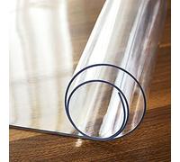 Clear Table Cover Protector - 2mm Rectangle Vinyl Plastic Tablecloth Desk Pad Non-Slip Desk Mat - Patio Table Covers Waterproof - Table and Chairs Cover Outdoors (Size : 60×80cm/23×31inch)