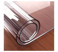 Clear Table Cover Protector 50×85cm 1.6mm Thick Plastic Desk Protector Mat Rectangle Waterproof PVC Desk Cover Placemats for Desktop Coffee Tables Dining Room Table