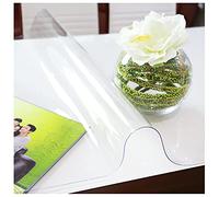 Clear Table Cover Protector Anti Heat Transparent PVC Tablecloth for Office Computer Desk Sofa Dining Table Rectangle Mat (1.5mm Thick 65x190cm / 25.6x74.8in)
