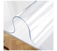 Clear Table Cover Protector Pad, 35x55cm1.5mm Thick Waterproof PVC Vinyl Desk Mat for Dining Room Coffee Table Kitchen Countertop Writing Desk Office Dresser