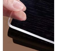 Clear Table Film Cover 2mm/3mm Thick Waterproof Transparent Tablecloth 200x100 Custom Fit Matt Table Film Protector Style A3mm 80×120cm