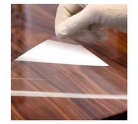 Clear Table Protective Film - Waterproof, Oilproof, Self-Adhesive, Heat Resistant Plastic for Wood Desktop, High Gloss Surface Protection