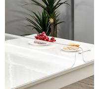 Clear Table Protector, 1mm Thick Clear Table Cover Protector, Desk Protector Mat Clear Tablecloth Protector, Plastic Table Cover for Coffee Table, Writing Desk Hard Floor Chair Mats (Size : 20x42in/5