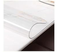 Clear Table Protector 40x120cm, 1mm Clear Table Cover Protector, Dining Room Table Protector Easy Clean, Rectangular Plastic Table Cover, for Office, Night Stand, Dining Table