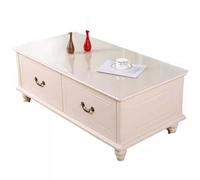 Clear Table Protector， Heavy Duty Vinyl Table Pad, Rectangle Waterproof Top Protector, Desk Mat Clear(50x50cm)