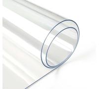Clear Table Protector， Waterproof PVC Table Cloth, Rectangular Vinyl Desk Pad, Oilproof Stain Resistant Wipeable Cover(50x50cm)