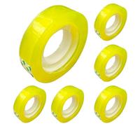 Clear Tape Refill, Transparent Packattape Tape Rolls, Clear Tape Refills Clear Tape, 6 Rolls of Clear Glossy Tape for All Purpose High Viscosity