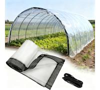 Clear Tarp Weatherproof Curtain With Grommets, Waterproof And Uv Resistant Outdoor, For Deck, Porch, Patio, Gazebo, Camping And Enclosures(6X12 Ft)