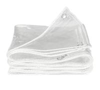 Clear Tarpaulin Heavy Duty Clear Tarps with Eyelets Multi-Purpose Medium Duty Poly All Weather Tarp Tarp(9㎡)
