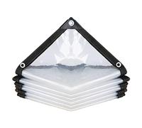 Clear Tarpaulin Heavy Duty Waterproof 140g/m² PE Glass clear tarp tear-resistant Transparent Tarp Cover Sheet For Pergola, Porch, Gazebos 2x7m/3x10m/4x8m/5x5m(5X10M)